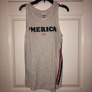 VS Pink Tank! Like new!!